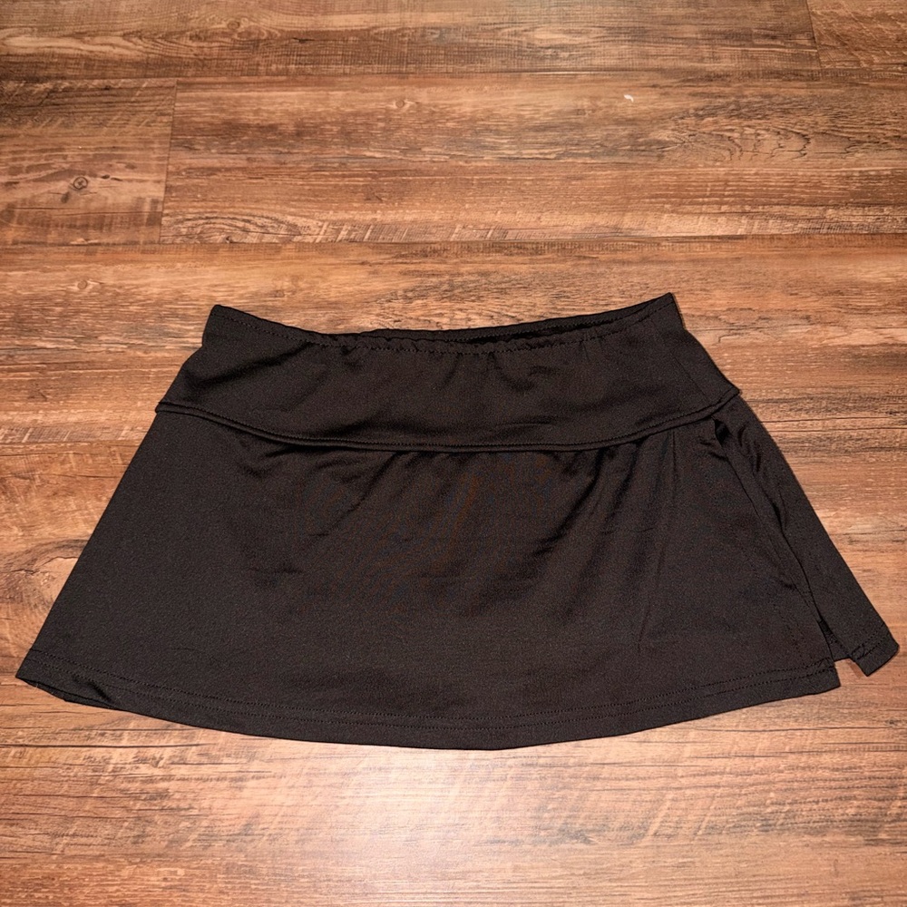 Black Mini Tennis Skirt